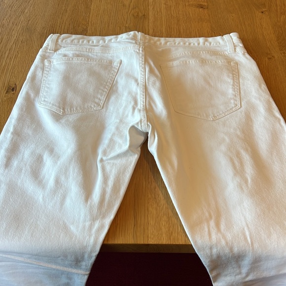 Uniqlo White Cotton Jeans - 36" Waist / 31" Inseam - Picture 9 of 12